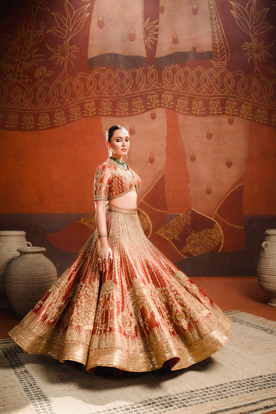 Masaba The Mohanthal Lehenga indian designer wear online shopping melange singapore