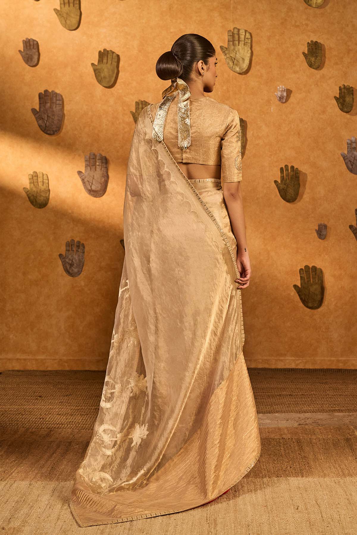 Masaba Tissue Coco Saree indian designer wear online shopping melange singapore 