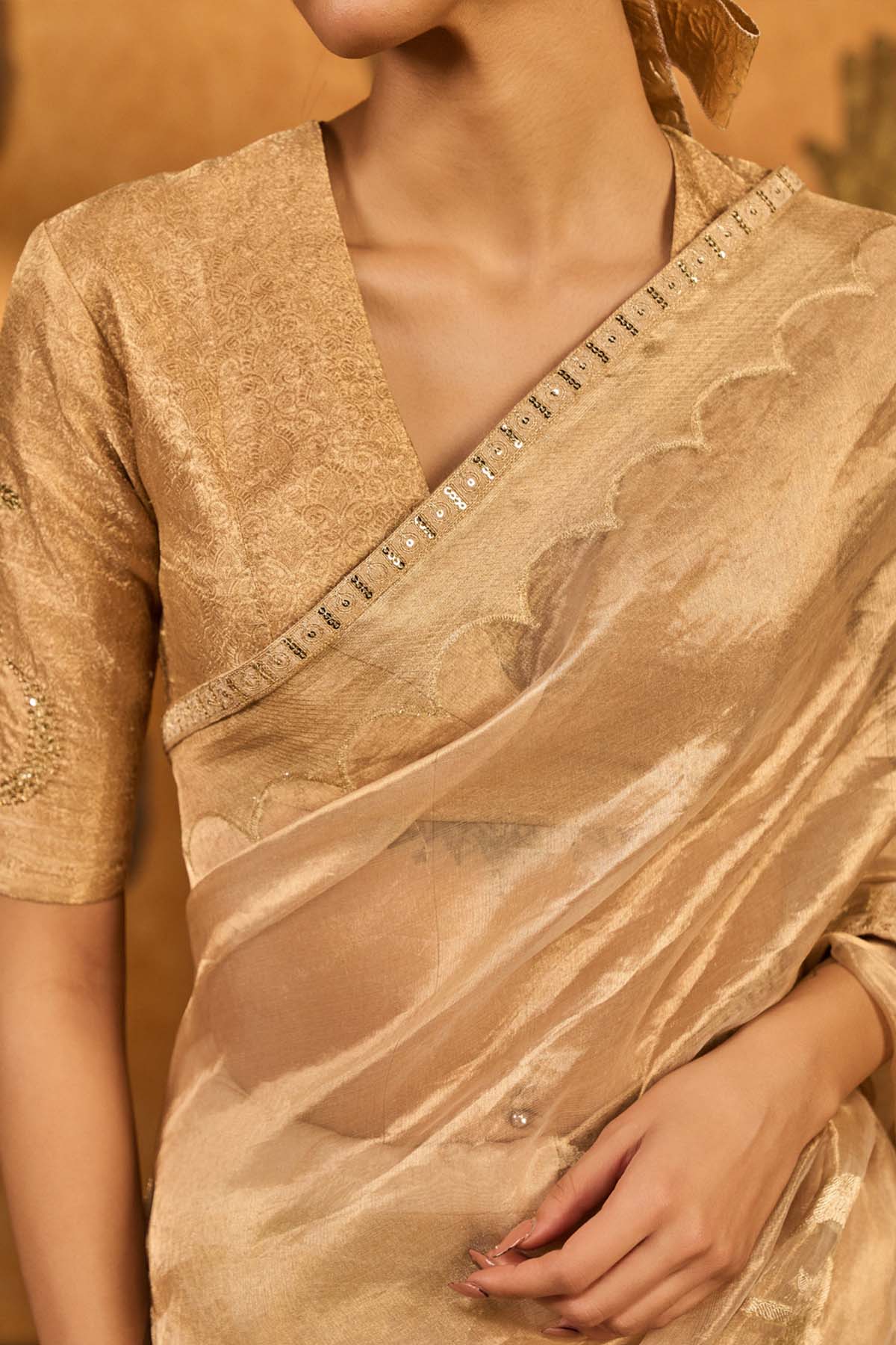 Masaba Tissue Coco Saree indian designer wear online shopping melange singapore 