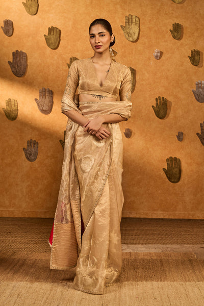 Masaba Tissue Coco Saree indian designer wear online shopping melange singapore 