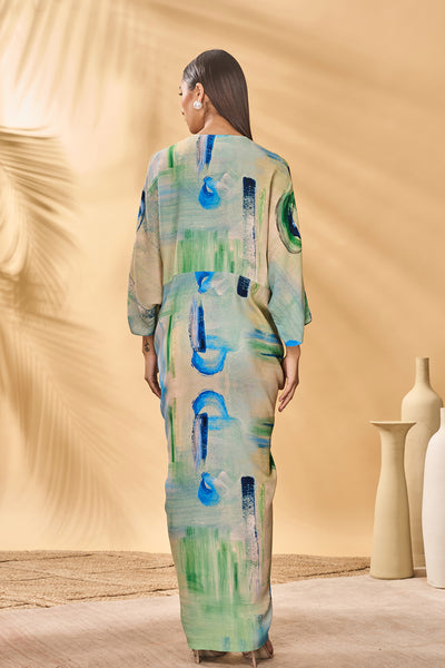 Masaba Whirl Wind Cinched Kaftan indian designer wear online shopping melange singapore