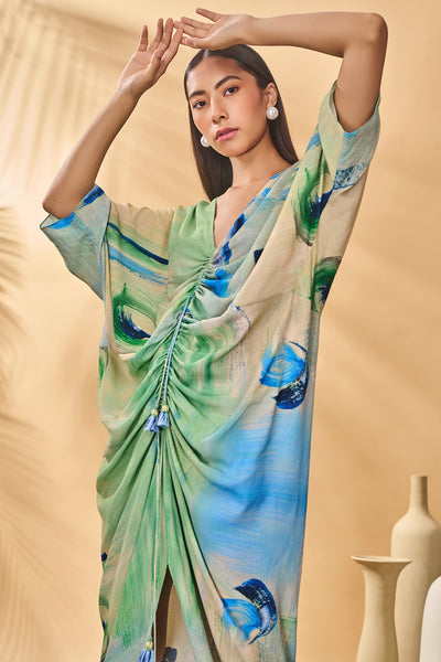 Masaba Whirl Wind Cinched Kaftan indian designer wear online shopping melange singapore