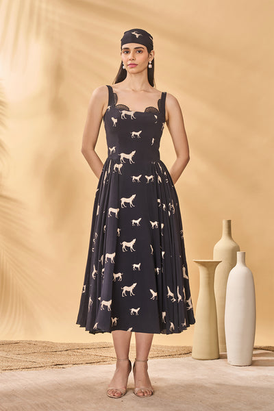 Masaba Woof Whimsy Corset Dress indian designer wear online shopping melange singapore