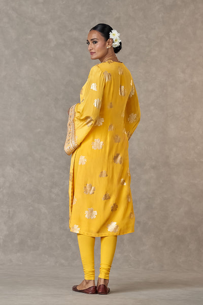 Masaba Yellow Parijat Kurta indian designer wear online shopping melange singapore