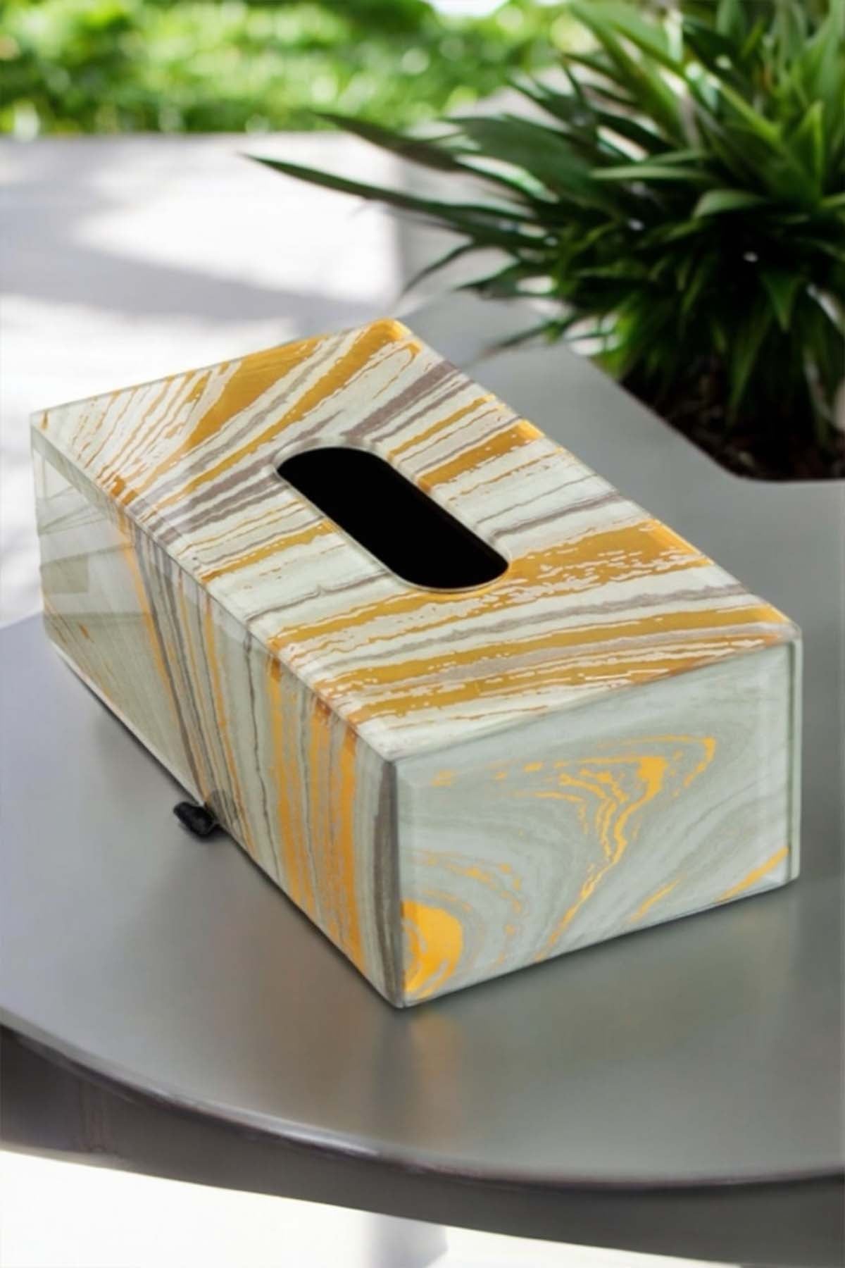 Luxe Gold Tissue Box