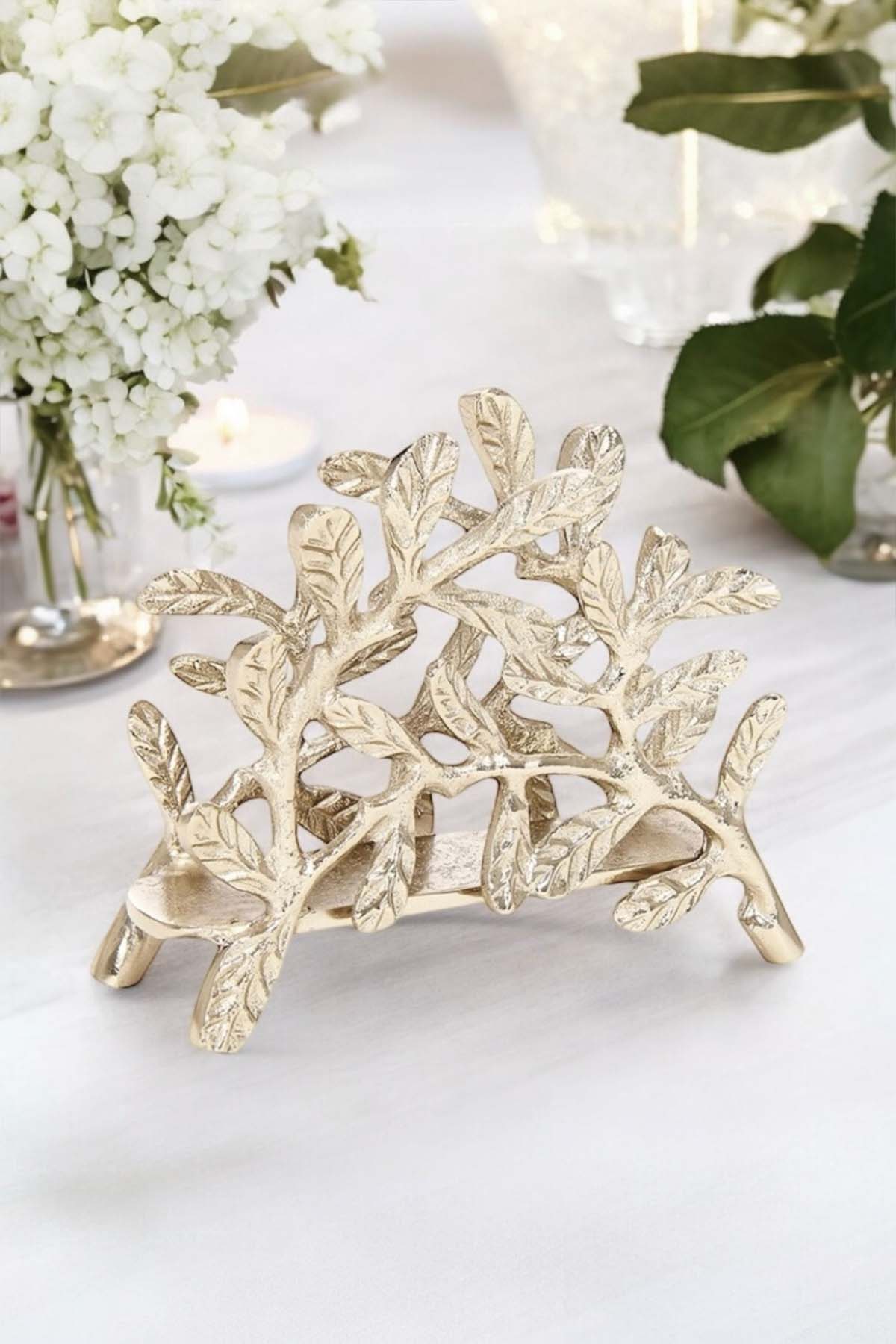 Pianta Gold Napkin Stand