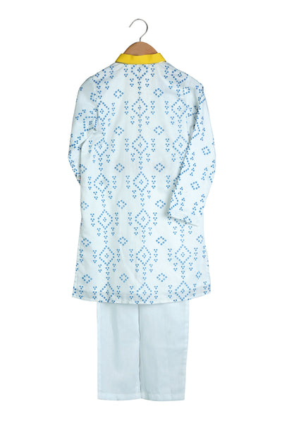 Mi Dulce An'ya Embroidered Bandhej Kurta indian designer wear online shopping melange singapore