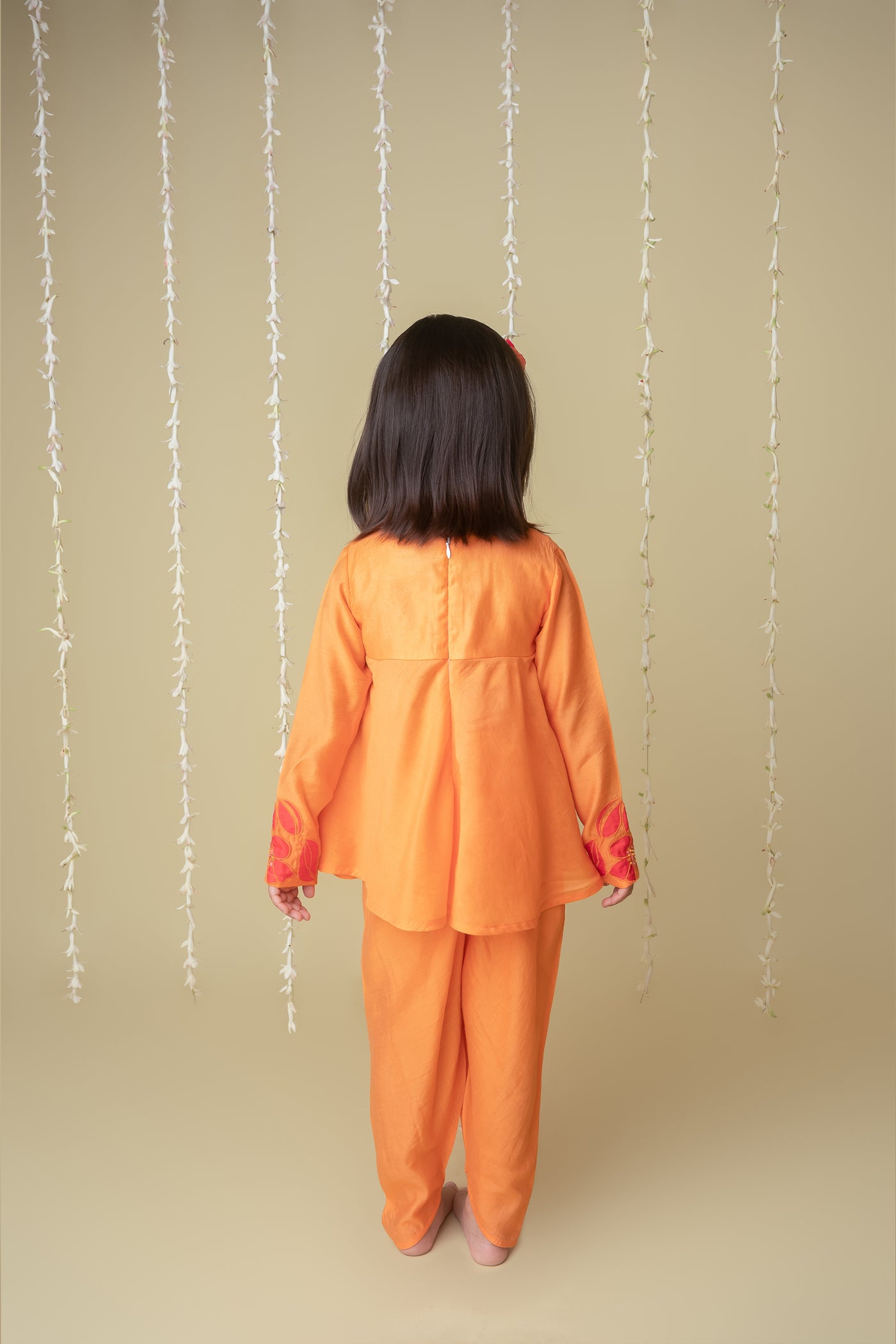 Mi Dulce An'ya Sunset Applique Dhoti Set indian designer wear online shopping melange singapore