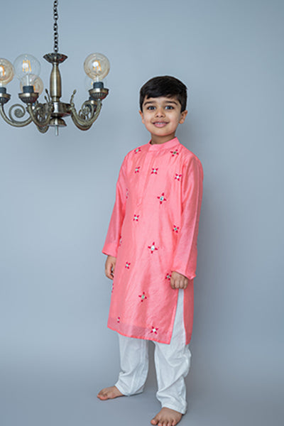 Mi Dulce Anya All Over Embroidered Kurta Set indian designer wear online shopping melange singapore