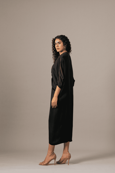 Namrata Joshipura Baroque Drawstring Dress indian designer wear online shopping melange singapore 
