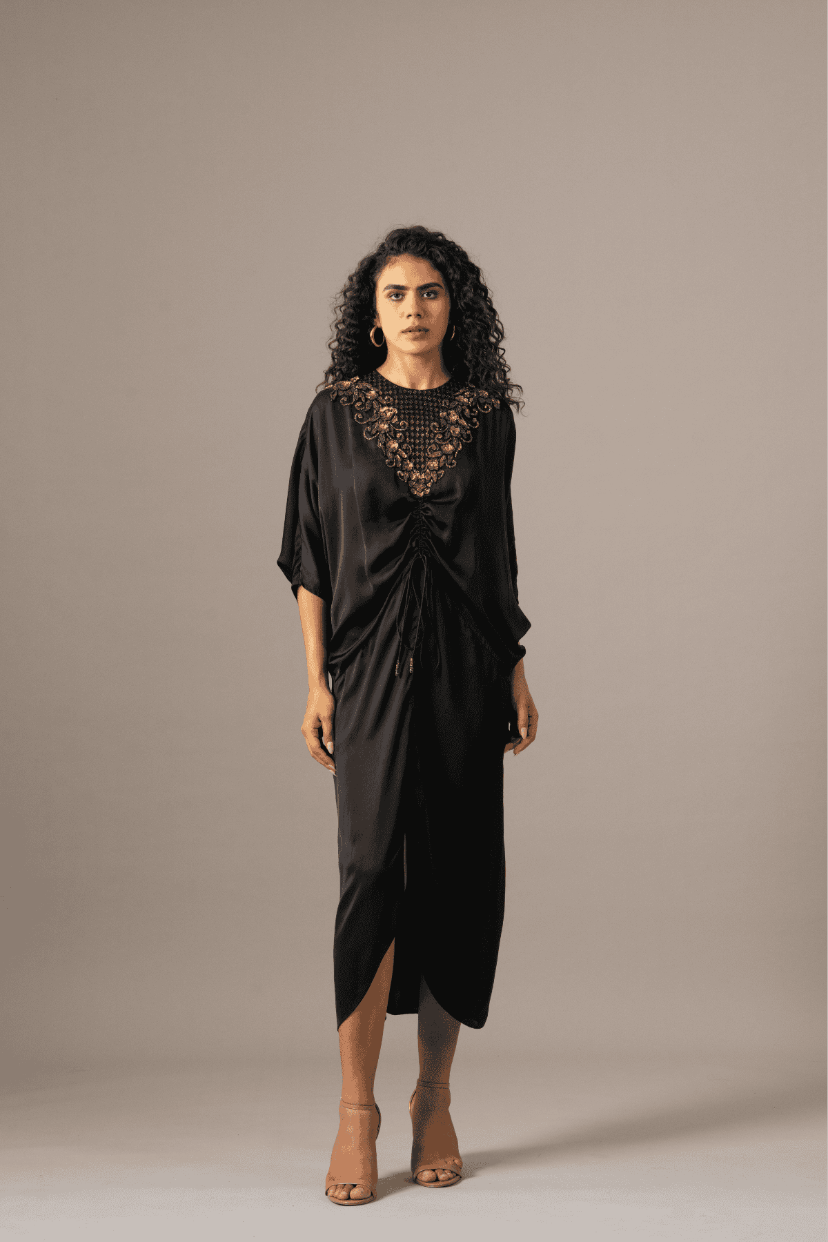 Namrata Joshipura Baroque Drawstring Dress indian designer wear online shopping melange singapore 
