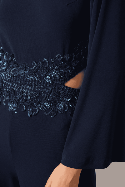 Namrata Joshipura Baroque Waist Embroidered Side Cut Jumpsuit indian designer wear online shopping melange singapore 