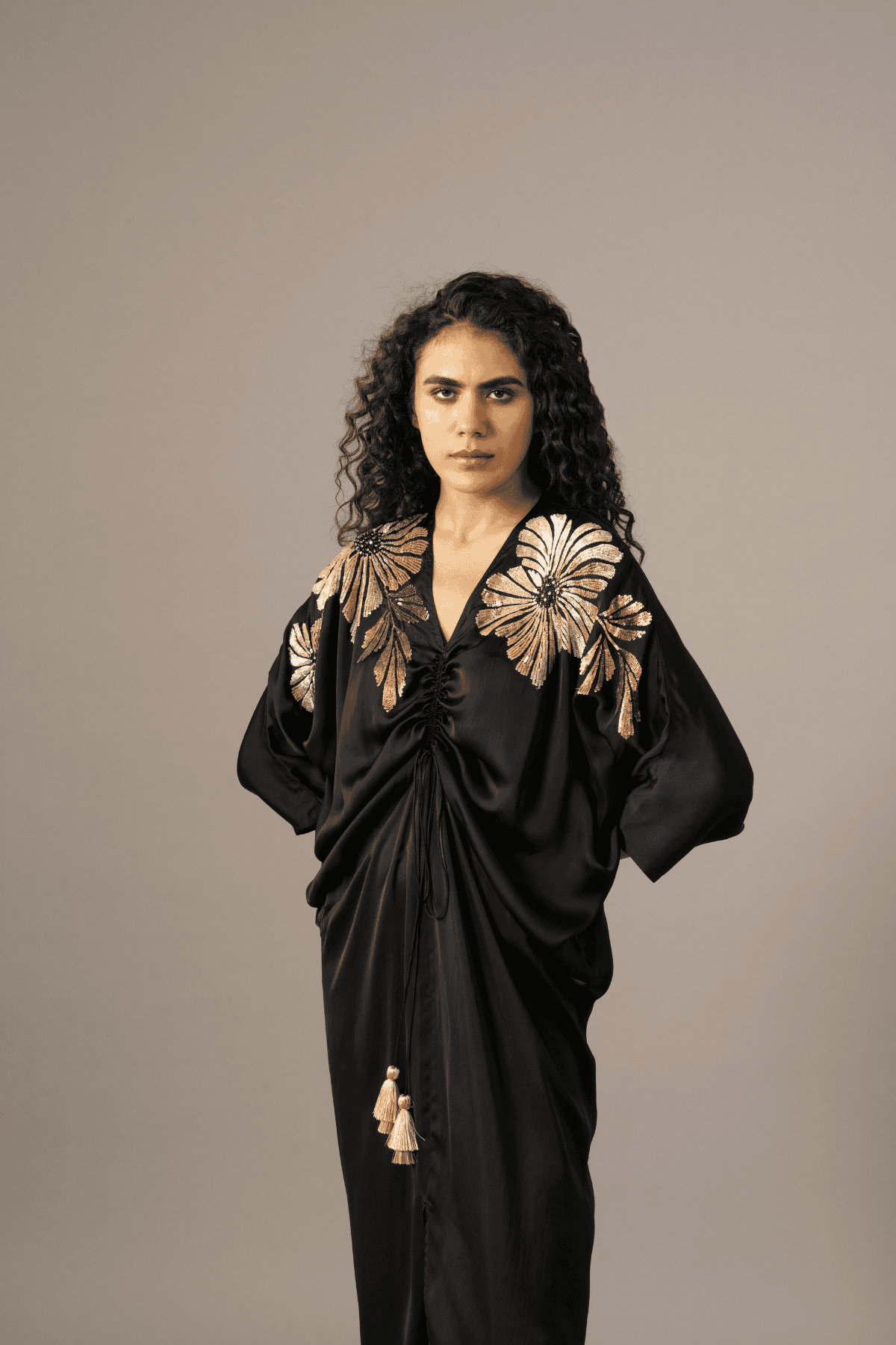 Namrata Joshipura Katnis Drawtring Dress indian designer wear online shopping melange singapore 