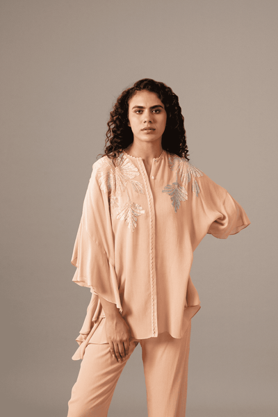Namrata Joshipura Katnis Side Frill Coord indian designer wear online shopping melange singapore 
