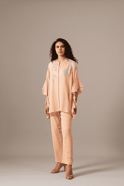Namrata Joshipura Katnis Side Frill Coord indian designer wear online shopping melange singapore 