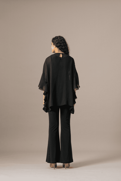 Namrata Joshipura Katnis Side Frill Tunic indian designer wear online shopping melange singapore 

