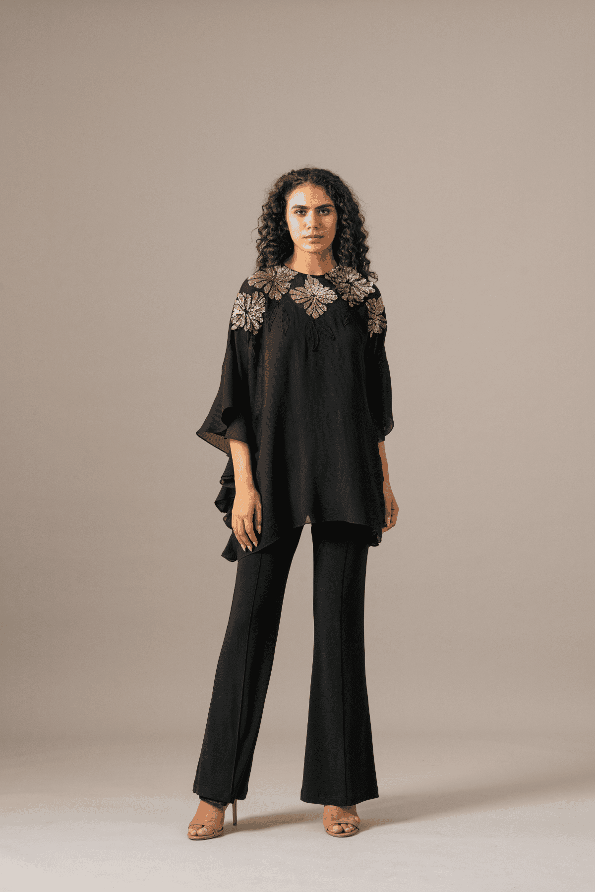 Namrata Joshipura Katnis Side Frill Tunic indian designer wear online shopping melange singapore 
