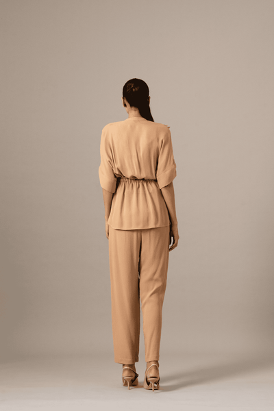 Namrata Joshipura Nigella Front Open String Coord Set indian designer wear online shopping melange singapore 
