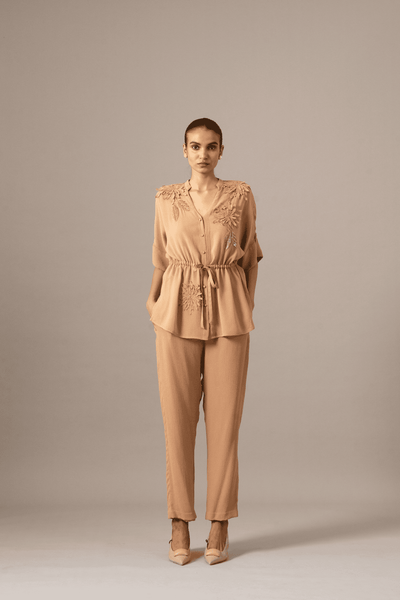Namrata Joshipura Nigella Front Open String Coord Set indian designer wear online shopping melange singapore 
