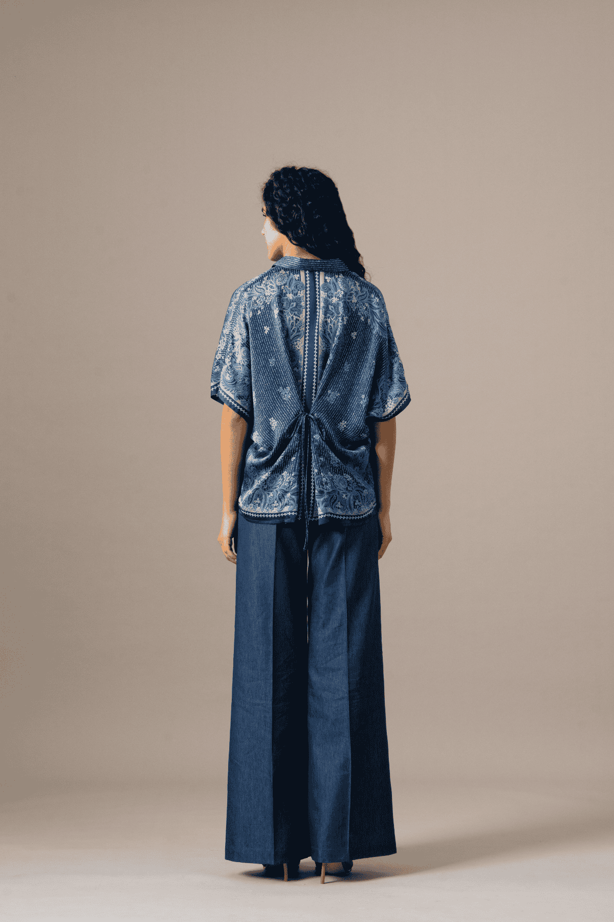 Namrata Joshipura Paisley Scarf Top indian designer wear online shopping melange singapore 