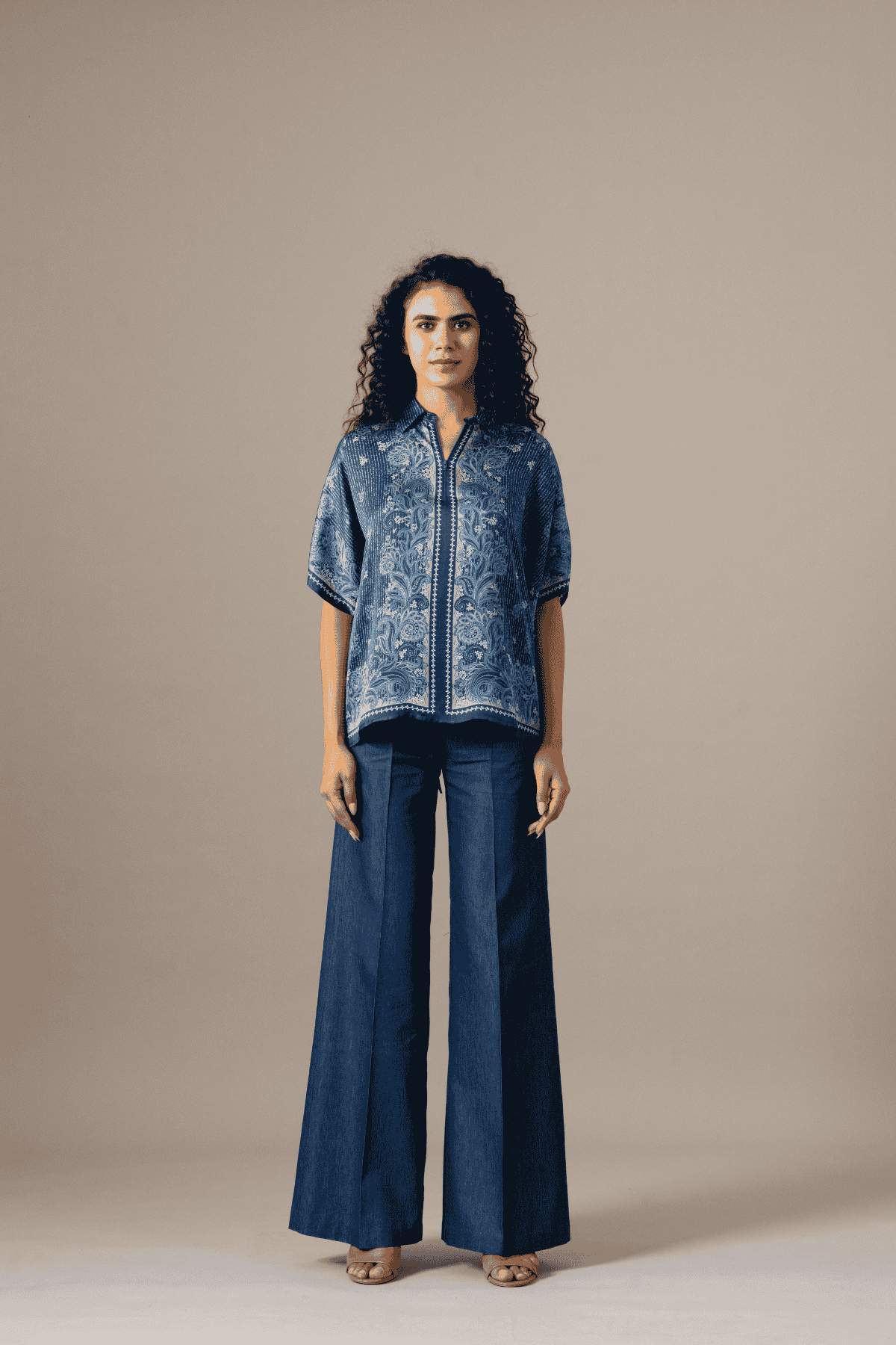 Namrata Joshipura Paisley Scarf Top indian designer wear online shopping melange singapore 