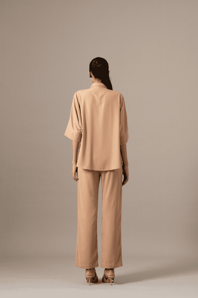Namrata Joshipura Palm Leaf Coordset indian designer wear online shopping melange singapore 