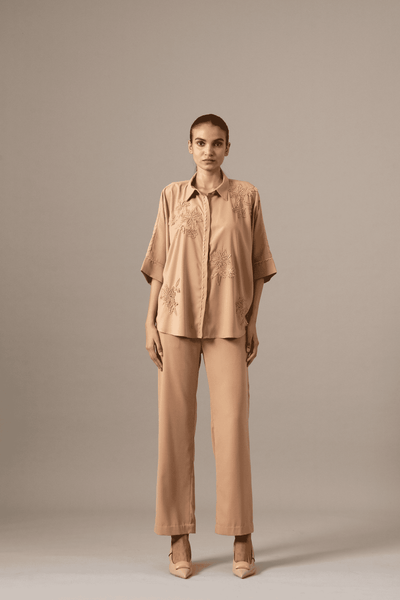 Namrata Joshipura Palm Leaf Coordset indian designer wear online shopping melange singapore 