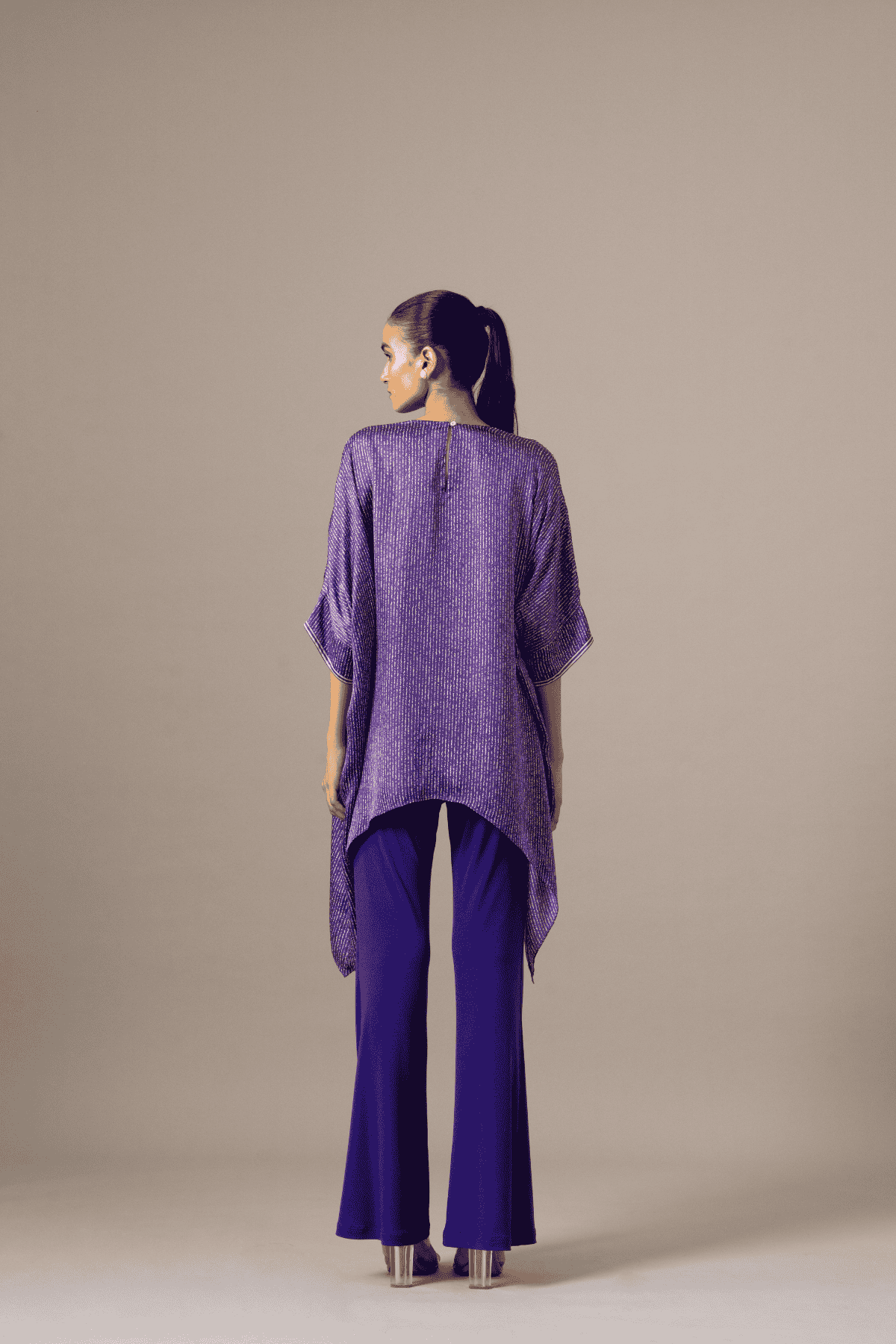 Namrata Joshipura Pansy Flower Handkerchief Tunic indian designer wear online shopping melange singapore 
