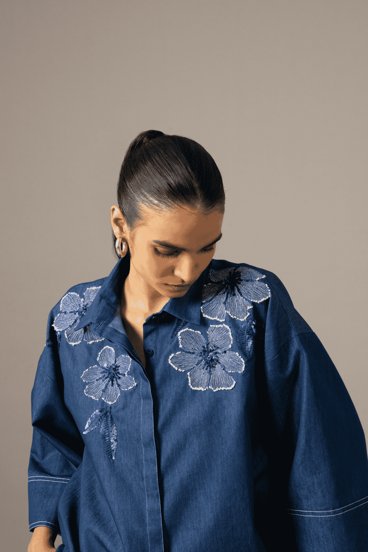 Namrata Joshipura Poppy Flower Coordset indian designer wear online shopping melange singapore 