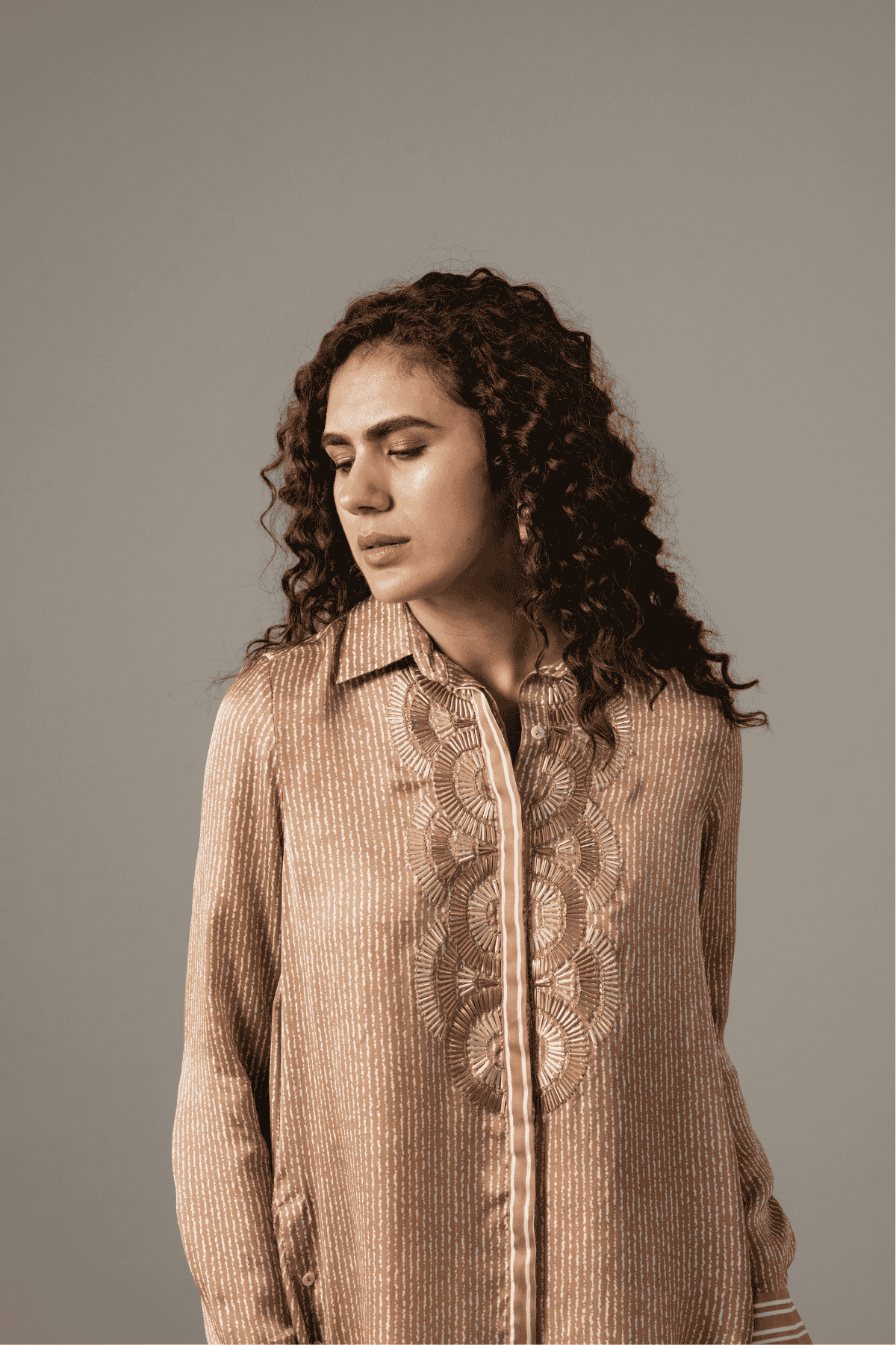 Namrata Joshipura Reeva Handkerchief Shirt indian designer wear online shopping melange singapore 