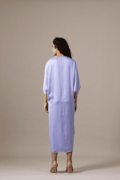 Namrata Joshipura Rosette Drawstring Dress indian designer wear online shopping melange singapore 
