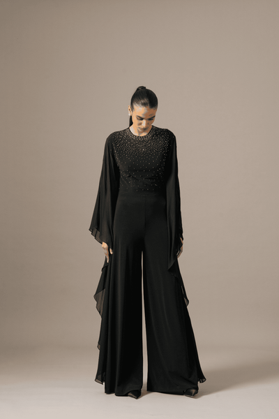 Namrata Joshipura Star Boy Batwing Jumpsuit indian designer wear online shopping melange singapore 
