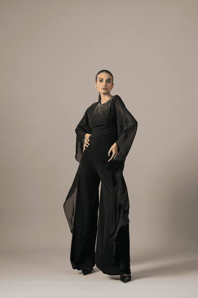 Namrata Joshipura Star Boy Batwing Jumpsuit indian designer wear online shopping melange singapore 
