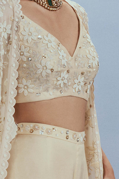 Nachiket Barve Babylon Cape Set indian designer wear online shopping melange singapore