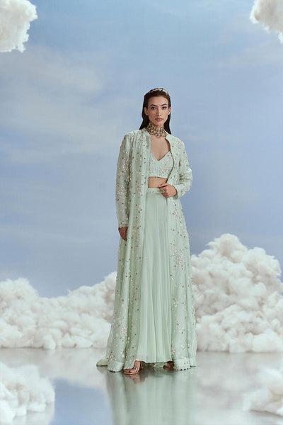 Nachiket Barve Babylon Kalidar Jacket Set indian designer wear online shopping melange singapore