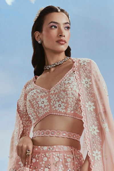Nachiket Barve Babylon Kalidar Lehenga Set indian designer wear online shopping melange singapore