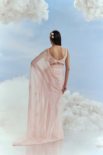 Nachiket Barve Babylon Sari Set indian designer wear online shopping melange singapore