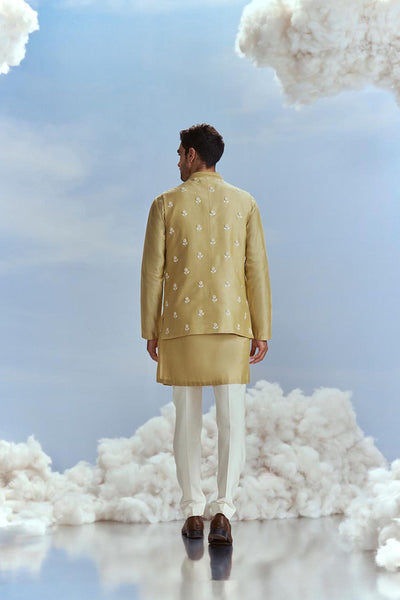Nachiket Barve Menswear Nawab Boota Bundi Kurta Set indian designer wear online shopping melange singapore