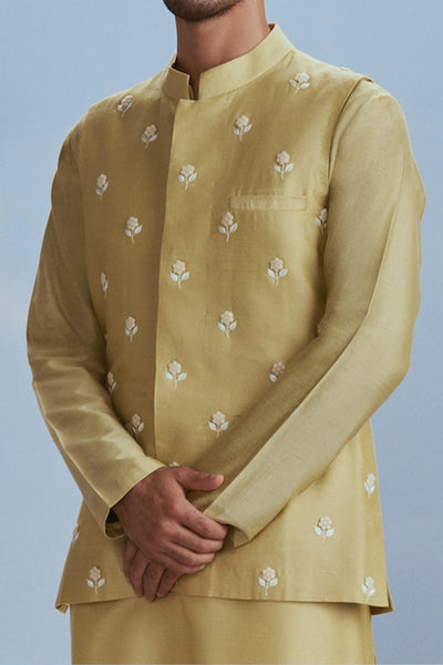 Nachiket Barve Menswear Nawab Boota Bundi Kurta Set indian designer wear online shopping melange singapore