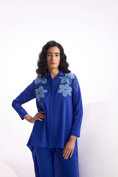 Namrata Joshipura Alder Long Back Tunic indian designer wear online shopping melange singapore