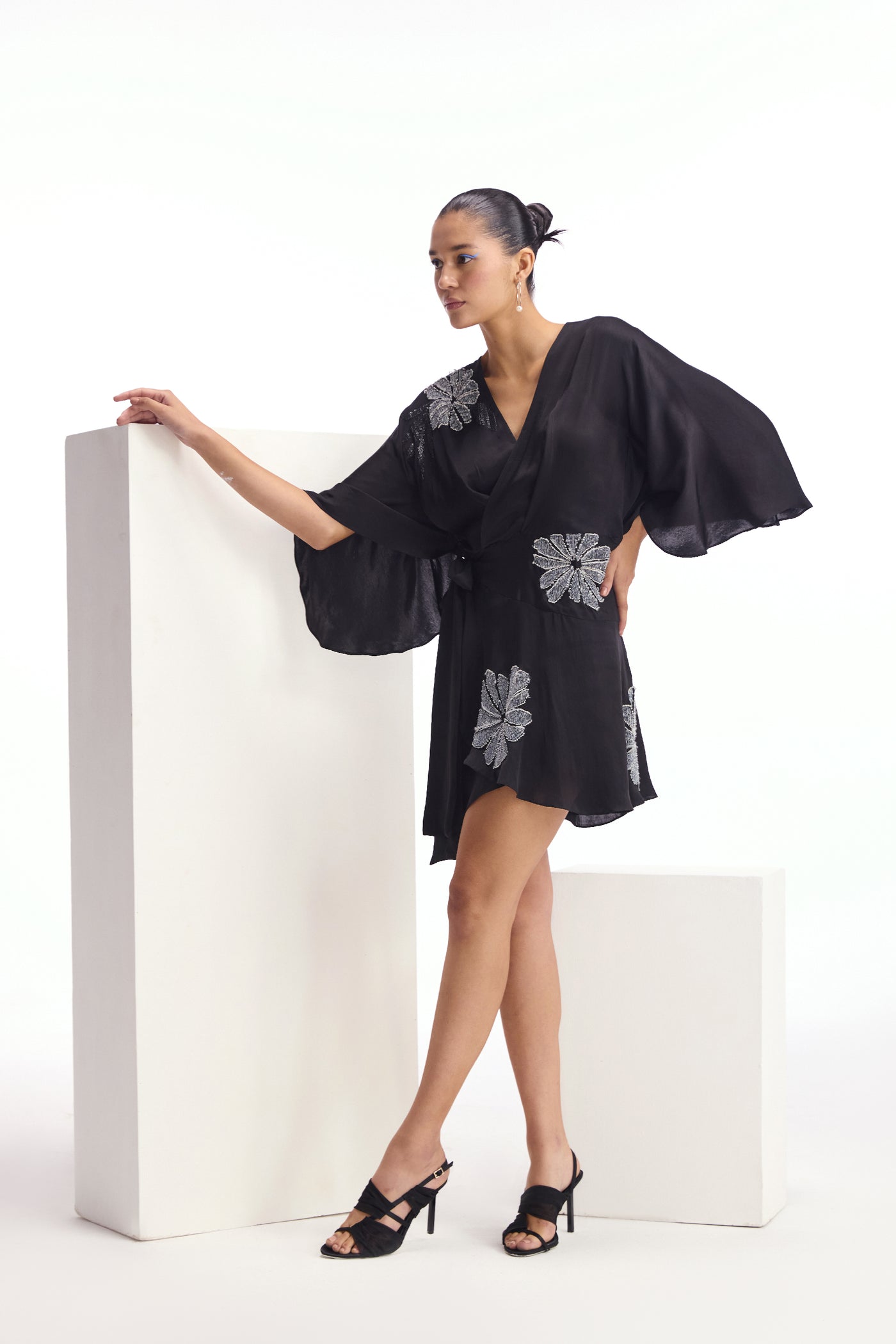 Namrata Joshipura Alder Wrap Dress indian designer wear online shopping melange singapore