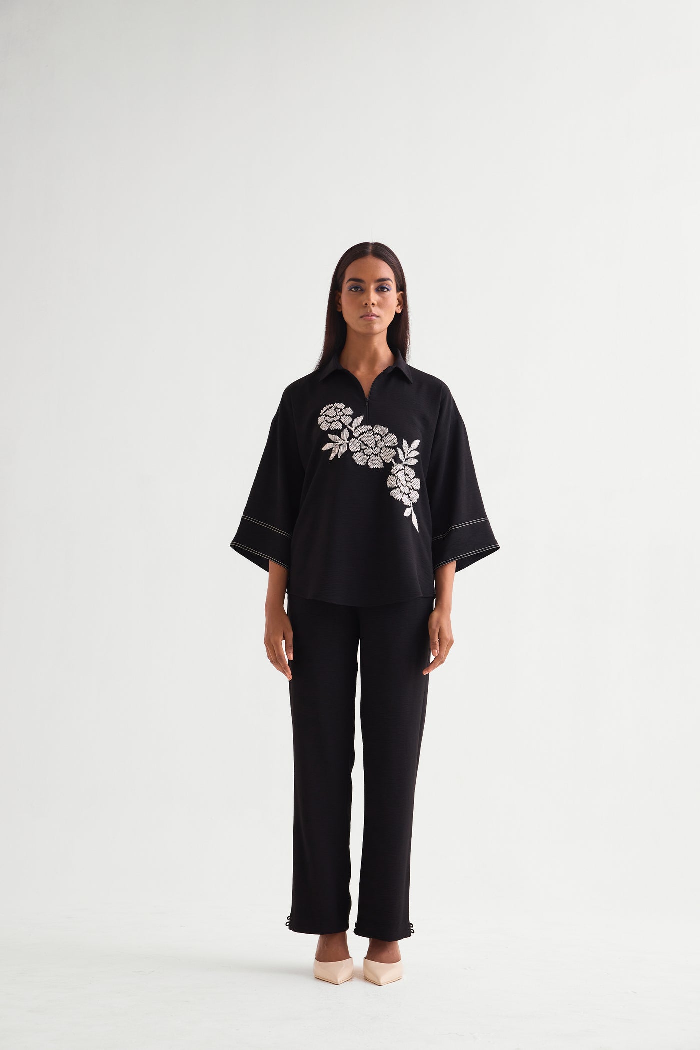 Namrata Joshipura Alice Boxy Co-ord Set indian designer wear online shopping melange singapore