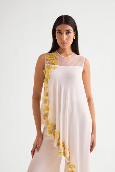 Namrata Joshipura Amelia Paneled Jumpsuit indian designer wear online shopping melange singapore