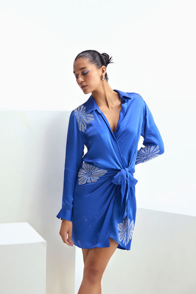 Namrata Joshipura Arabella Side Tie Dress indian designer wear online shopping melange singapore