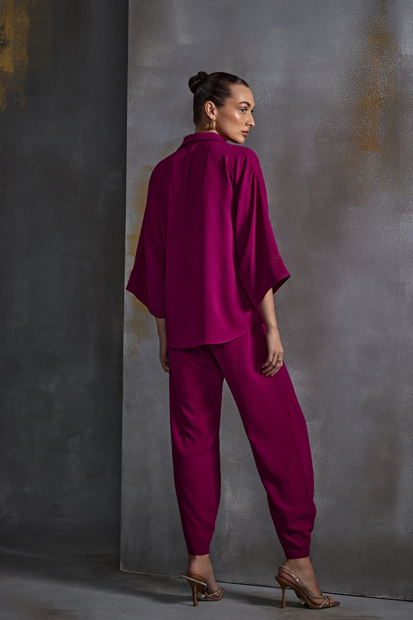 Namrata Joshipura Autumn Fern Boxy Co-Ord Set Indian designer wear online shopping melange singapore
