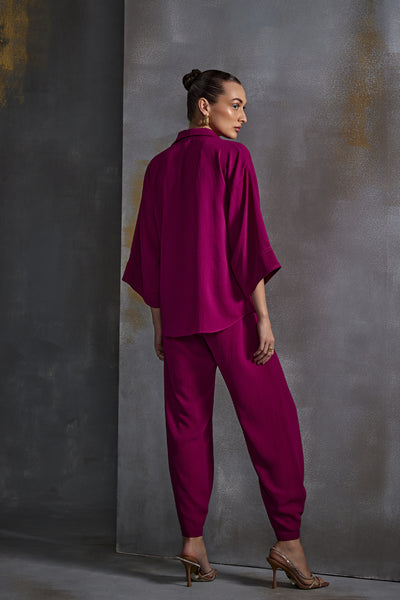 Namrata Joshipura Autumn Fern Boxy Co-Ord Set Indian designer wear online shopping melange singapore