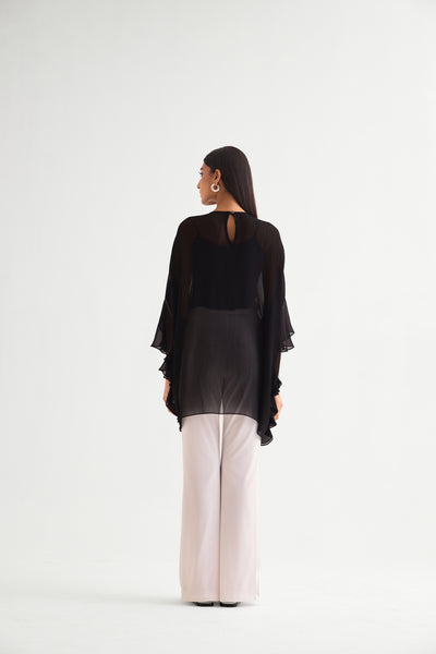 Namrata Joshipura Ava Side Frill Tunic indian designer wear online shopping melange singapore