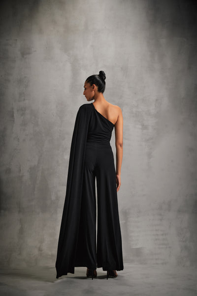 Namrata Joshipura Blaze One Shoulder Jumpsuit indian designer wear online shopping melange singapore