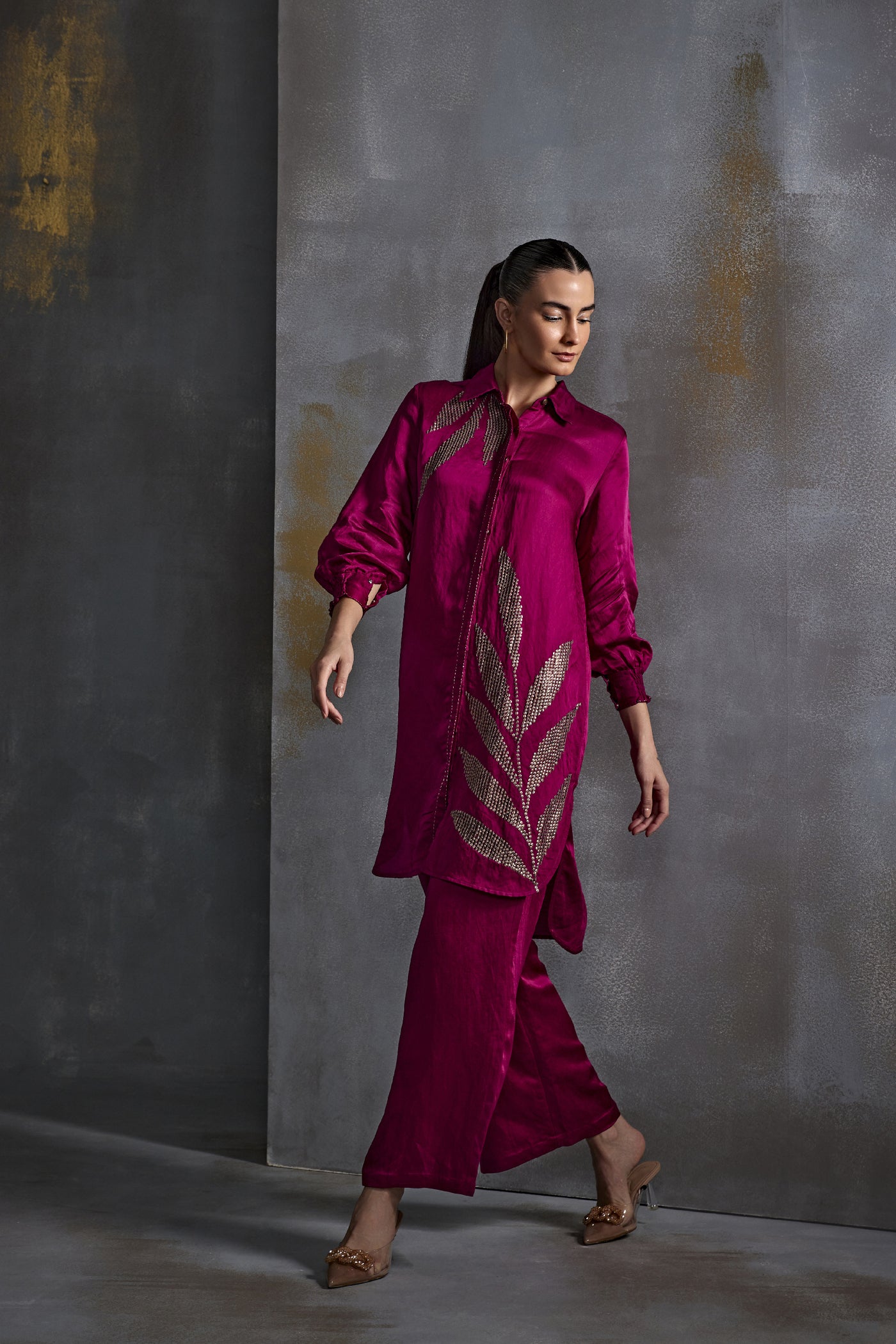 Namrata Joshipura Calathea Boxy Tunic Indian designer wear online shopping melange singapore