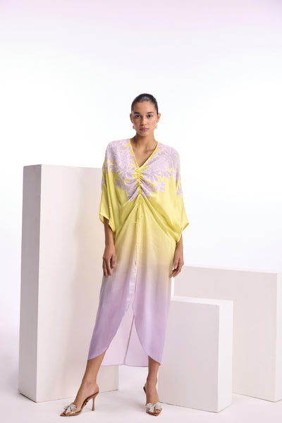 Namrata Joshipura Cerelia Drape Dress indian designer wear online shopping melange singapore